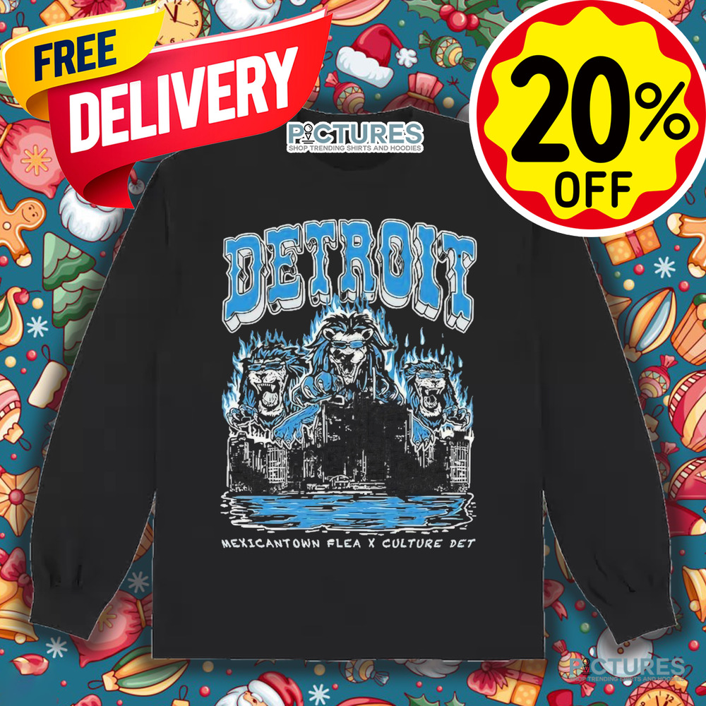 Detroit Lions Mexicantown Flea X Culture Det Gameday Shirt
