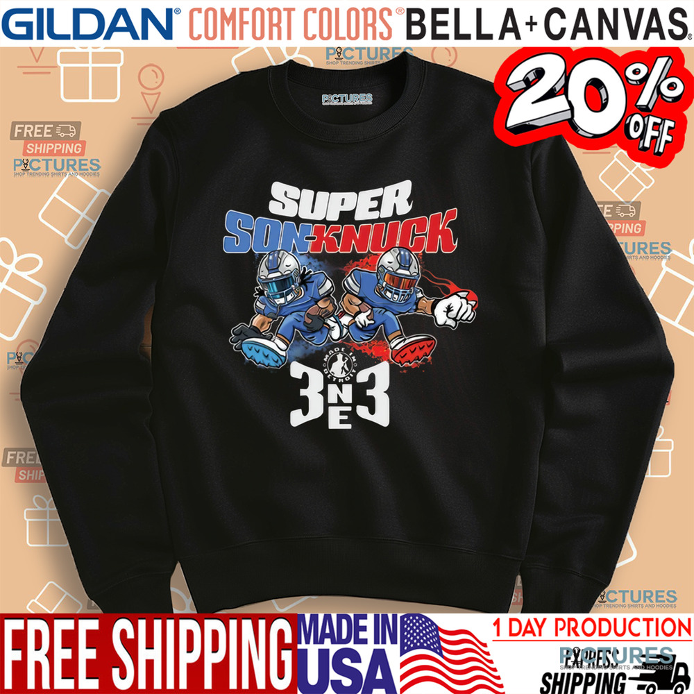 Detroit Lions Super Son-Knuck black shirt