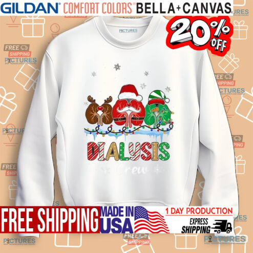 Dialysis Crew Nurse Christmas Shirt