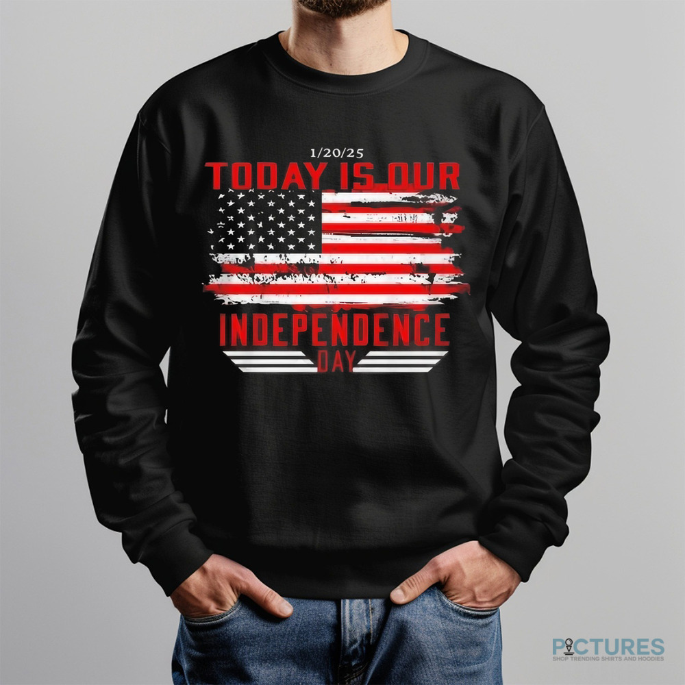 Donald Trump January 20, 2025 Today Is Our Independence Day Shirt Donald Trump January 20, 2025 Today Is Our Independence Day Shirt