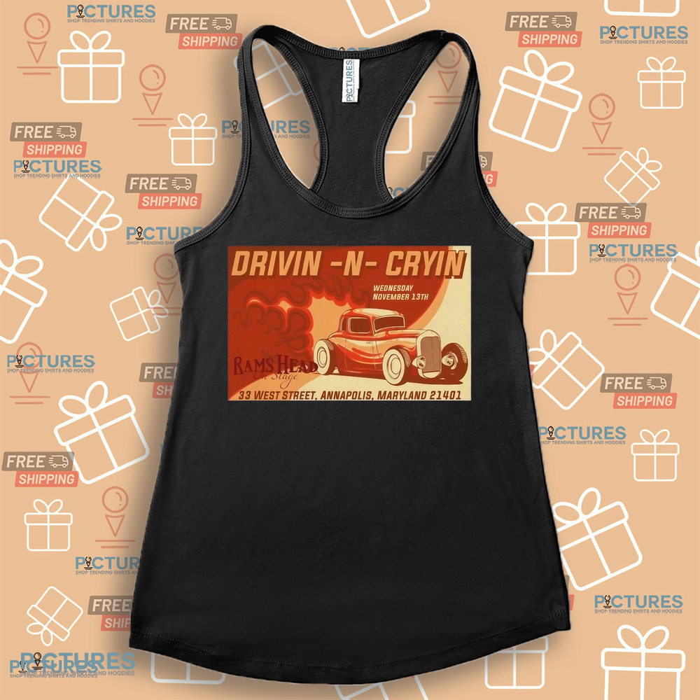 Drivin N Cryin Rams Head On Stage Annapolis, MD November 13 2024 Tour Shirt Drivin N Cryin Rams Head On Stage Annapolis, MD November 13 2024 Tour Shirt