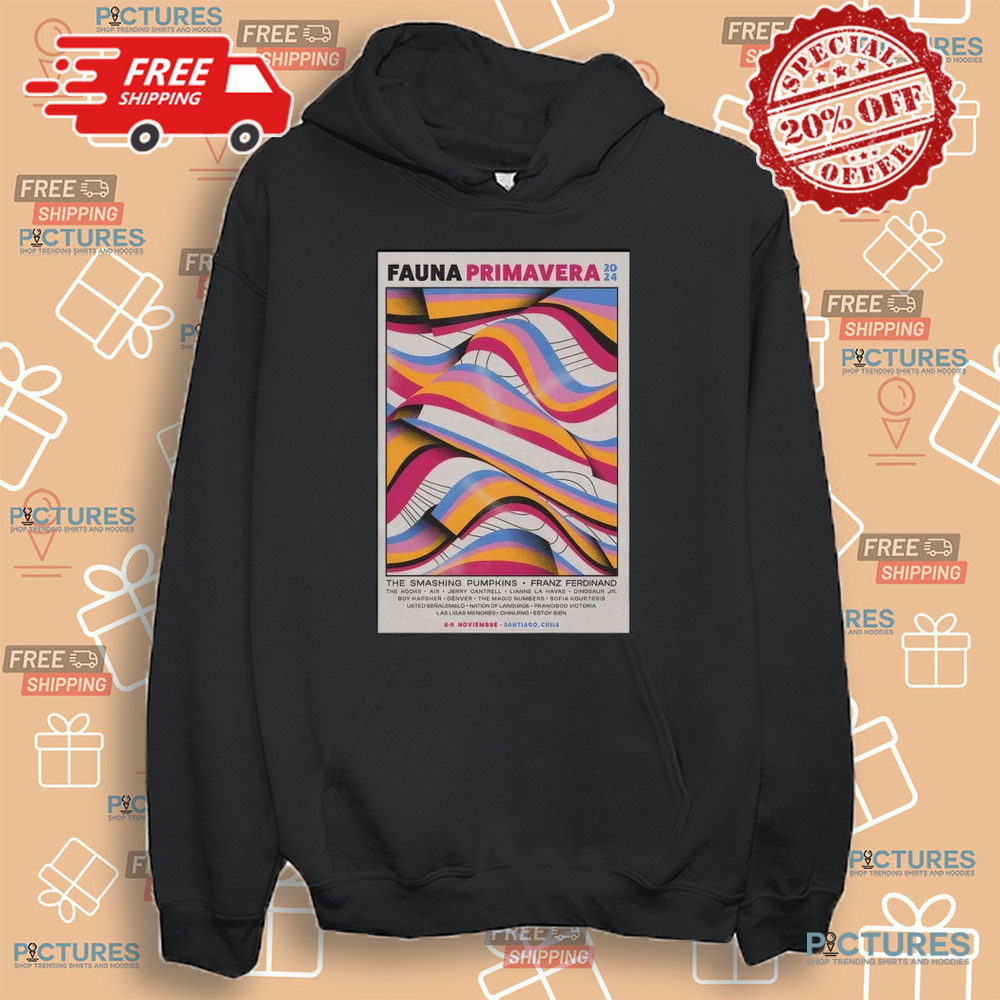 Fauna Primavera Ciudad Empresarial In Santiago Chile Nov 8-9 2024 Poster Shirt Fauna Primavera Ciudad Empresarial In Santiago Chile Nov 8-9 2024 Poster Shirt