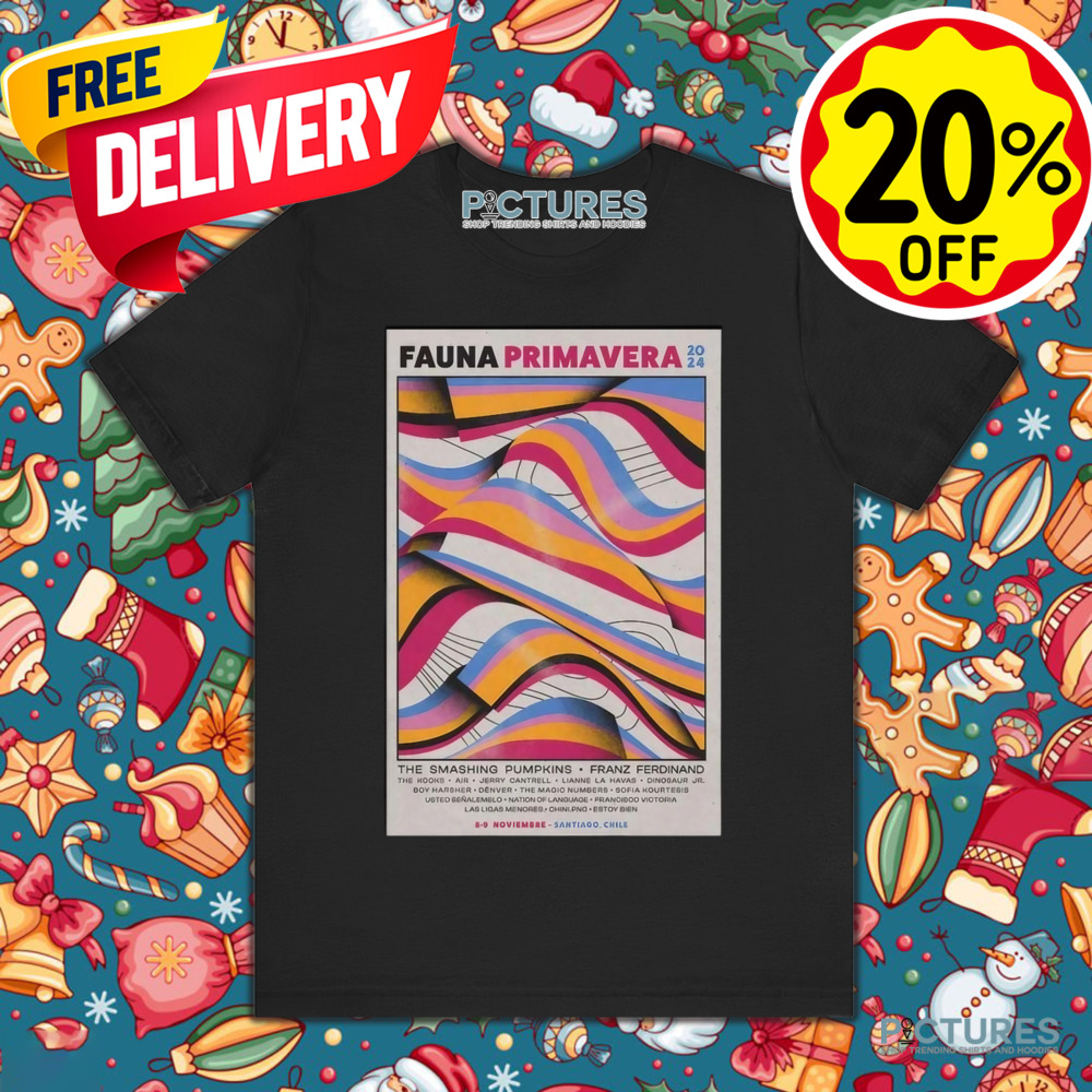 Fauna Primavera Ciudad Empresarial In Santiago Chile Nov 8-9 2024 Poster Shirt Fauna Primavera Ciudad Empresarial In Santiago Chile Nov 8-9 2024 Poster Shirt