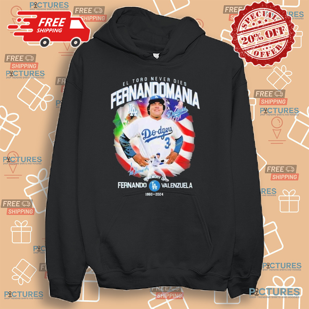 Fernandomania El Toro Never Dies Fernando Valenzuela Los Angeles Dodgers 1960-2024 Shirt
