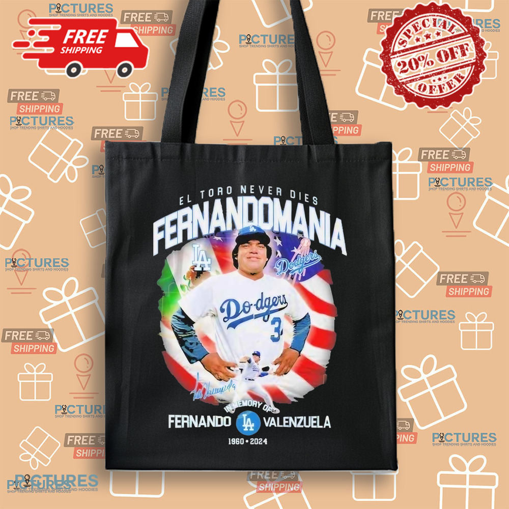 Fernandomania El Toro Never Dies Fernando Valenzuela Los Angeles Dodgers 1960-2024 Shirt