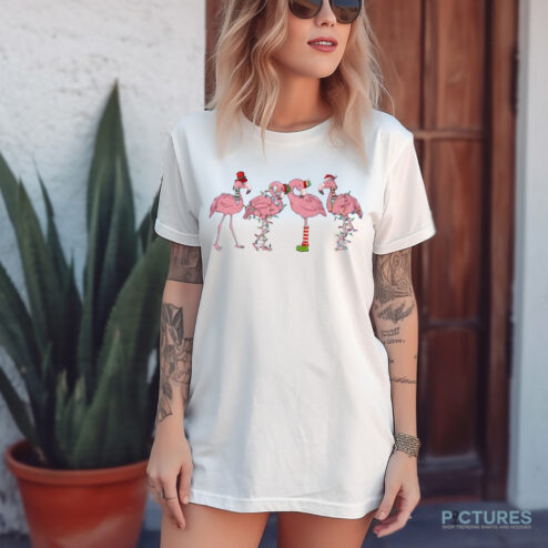Flamingo Lover Christmas Shirt