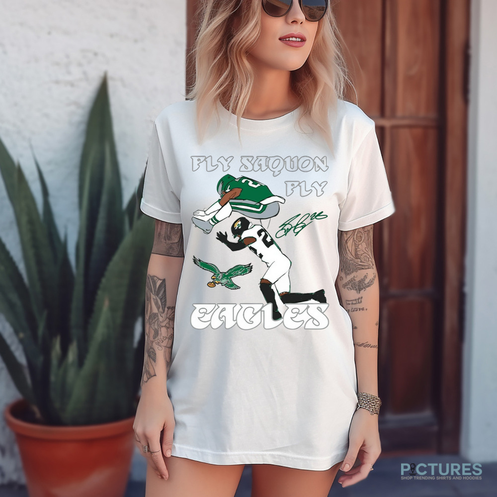 Fly Saquon Fly Eagles Saquon Barkley The Reverse Hurdle Jarrian Jones 2024 Shirt