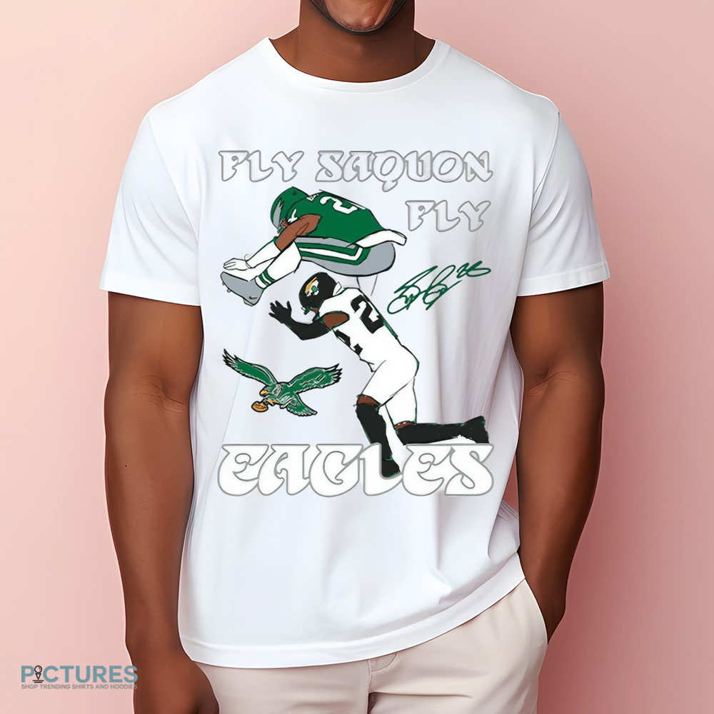 Fly Saquon Fly Eagles Saquon Barkley The Reverse Hurdle Jarrian Jones 2024 Shirt