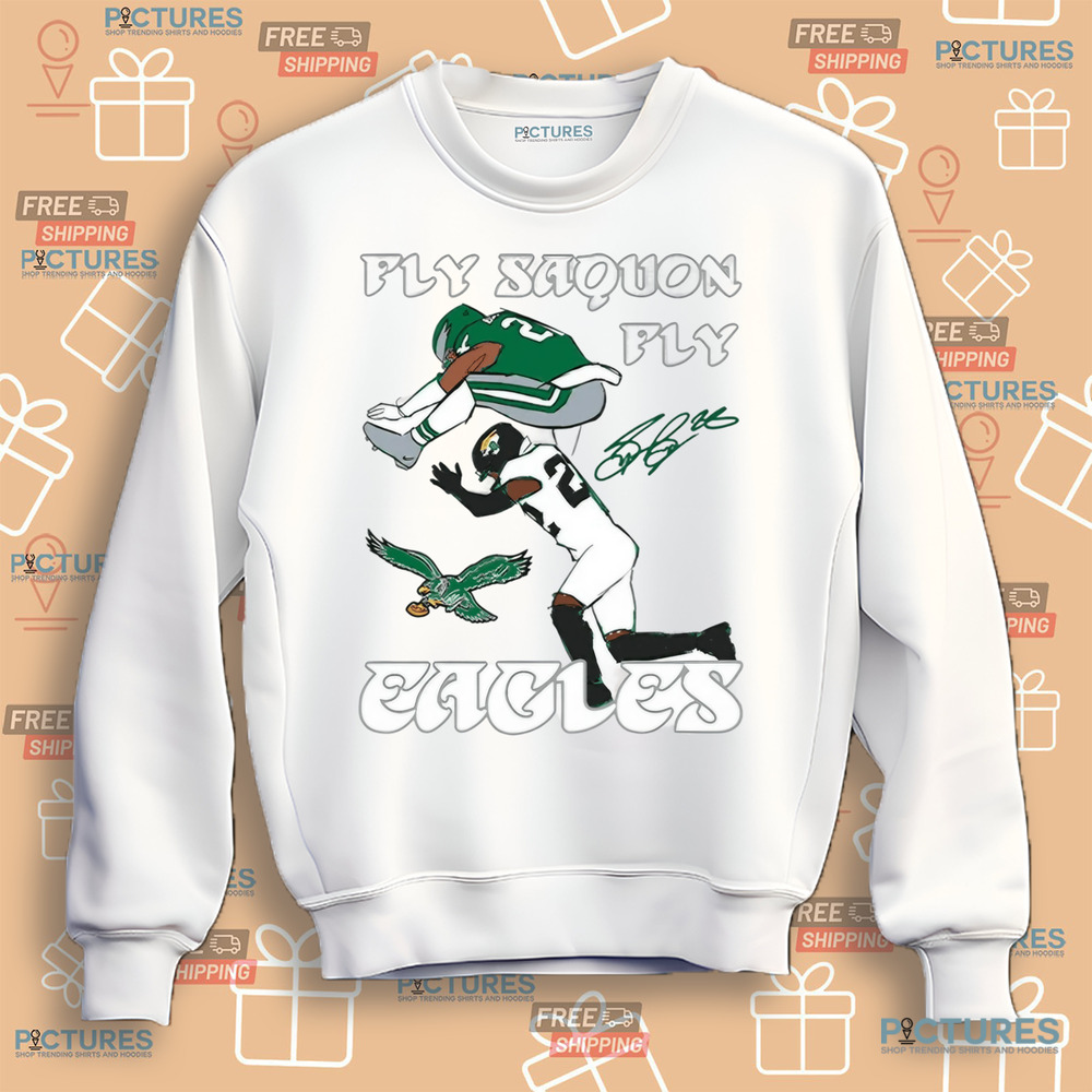 Fly Saquon Fly Eagles Saquon Barkley The Reverse Hurdle Jarrian Jones 2024 Shirt