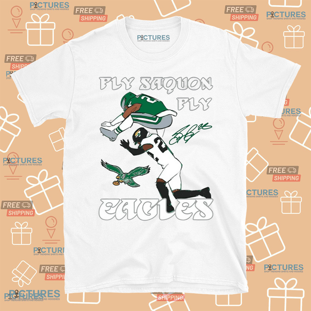 Fly Saquon Fly Eagles Saquon Barkley The Reverse Hurdle Jarrian Jones 2024 Shirt