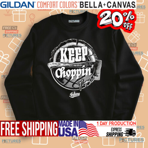 Gabe Cupps Keep Choppin' Axe Indiana Basketball Signature Shirt