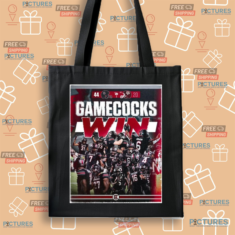 Gamecocks Win South Carolina Gamecocks Vs Texas AnM Aggies 44-20 Score Poster Shirt Gamecocks Win South Carolina Gamecocks Vs Texas AnM Aggies 44-20 Score Poster Shirt