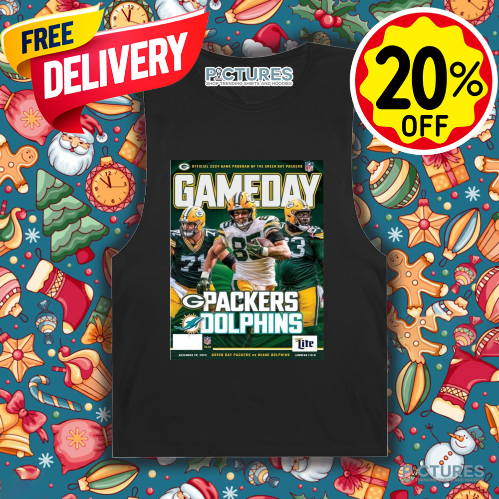 Gameday Miami Dolphins vs. Green Bay Packers NFL Nov 28th 2024 Lambeau Field Shirt