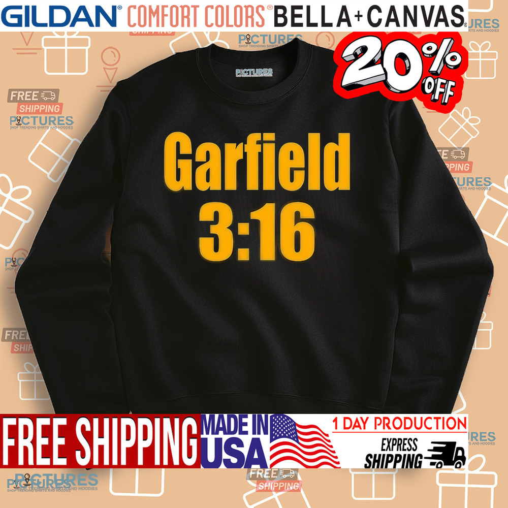 Garfield 3 16 Fuck Mondays Eat Lasagna Shirt