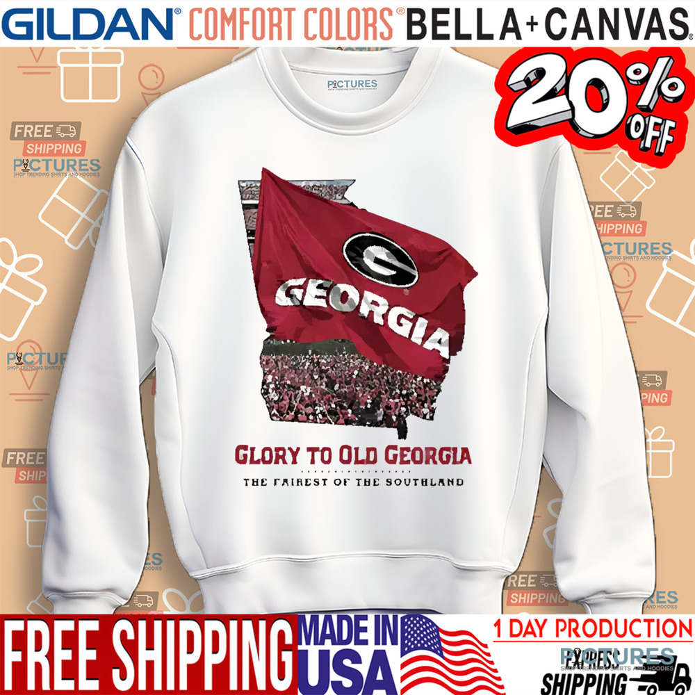 Georgia Bulldogs football Flag Glory to old Georgia shirt