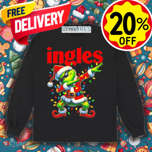Grinch Santa dabbing Ingles Merry Christmas Shirt