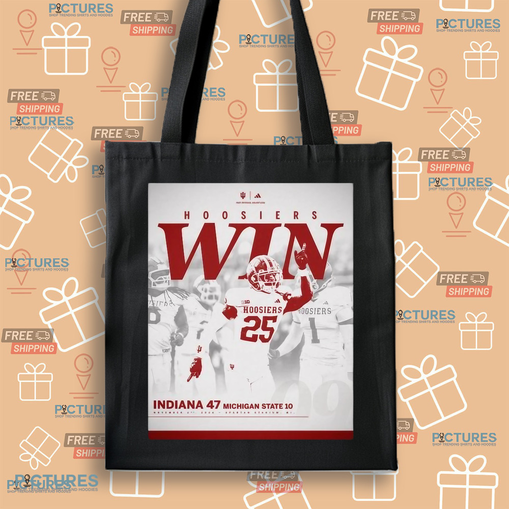 Indiana Hoosiers 47-10 Wins Michigan State Football 2024 Game Final Score Shirt