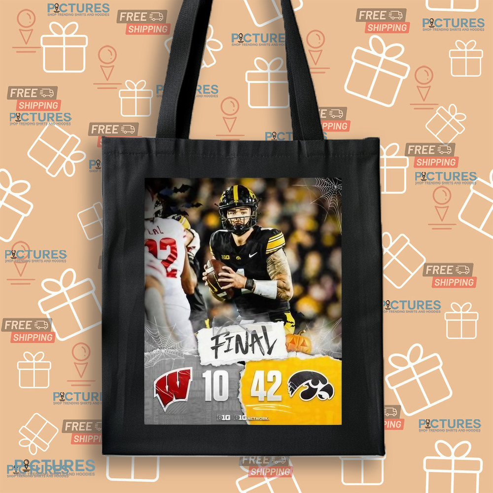 Iowa Hawkeye 42-10 Win Wisconsin Football 2024 Game Final Score Shirt Iowa Hawkeye 42-10 Win Wisconsin Football 2024 Game Final Score Shirt