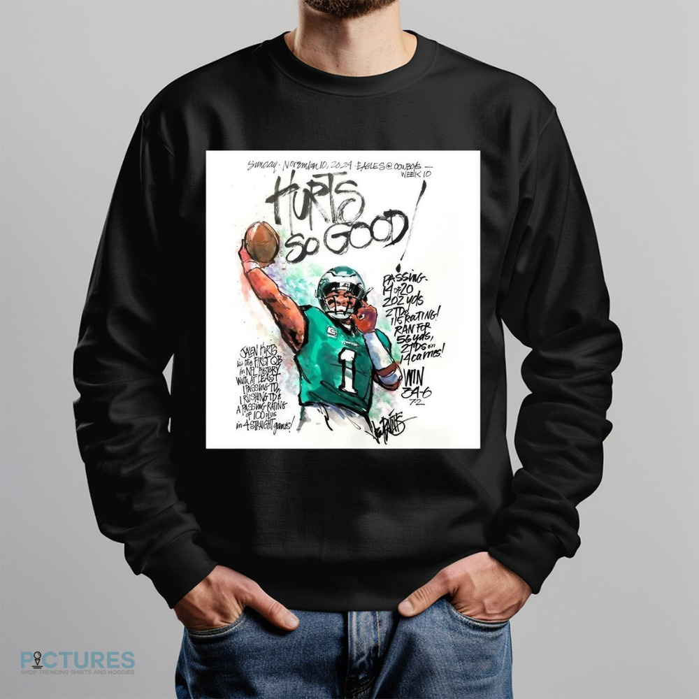 Jalen Hurts Philadelphia Eagles NFL So Good Is The First QB In NFL History Poster Shirt