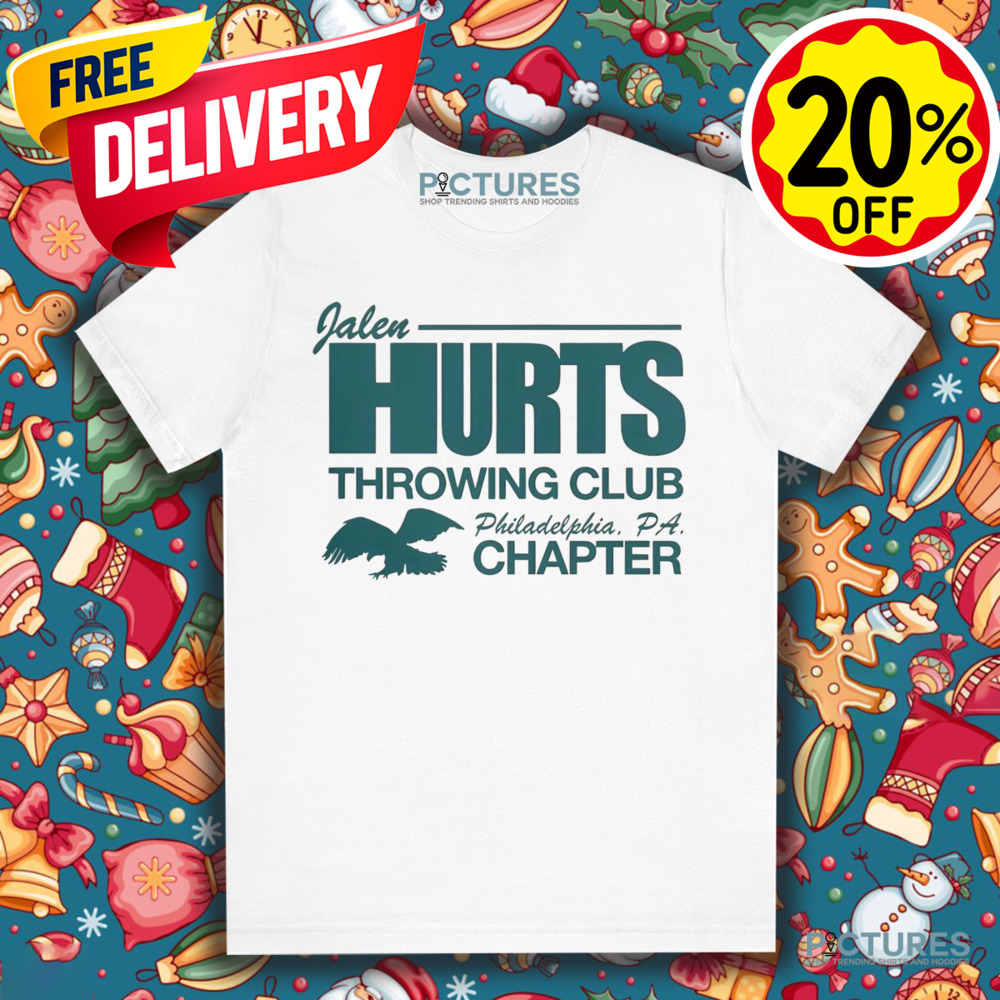Jalen Hurts Throwing Club Philadelphia Eagles chapter shirt