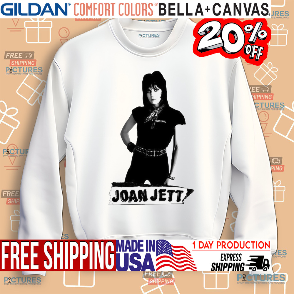Joan Jett Crimson And Clover Photo Shirt