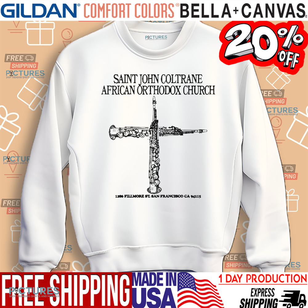 John Coltrane African Saint John Coltrane African Orthodox Church Shirt