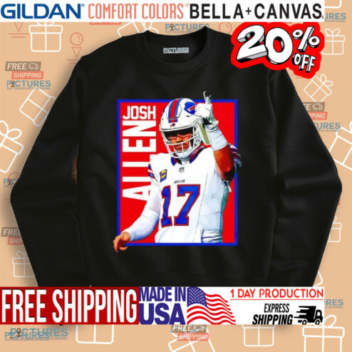 Josh Allen 17 Buffalo Bills Shirt