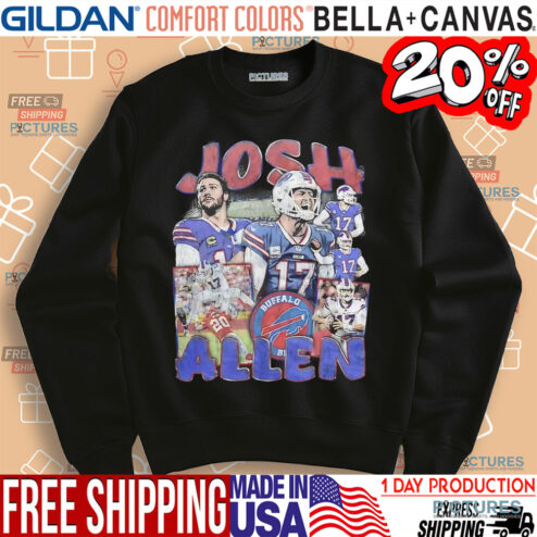 Josh Allen Buffalo Bills vintage bootleg shirt