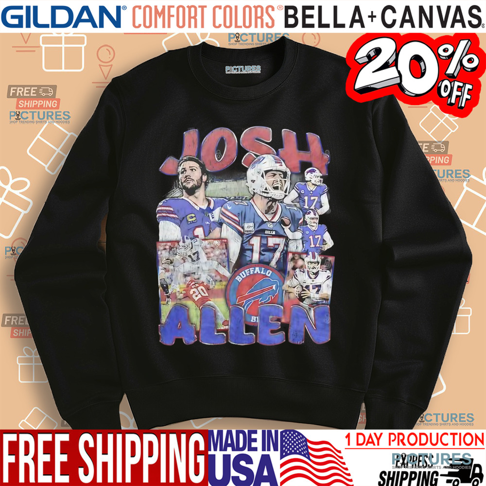 Josh Allen Buffalo Bills vintage bootleg shirt