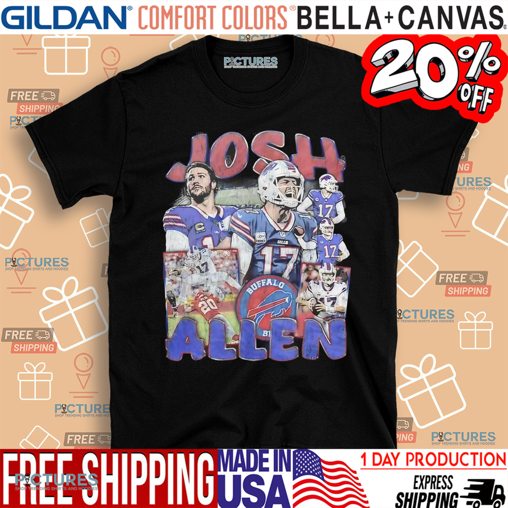 Josh Allen Buffalo Bills vintage bootleg shirt