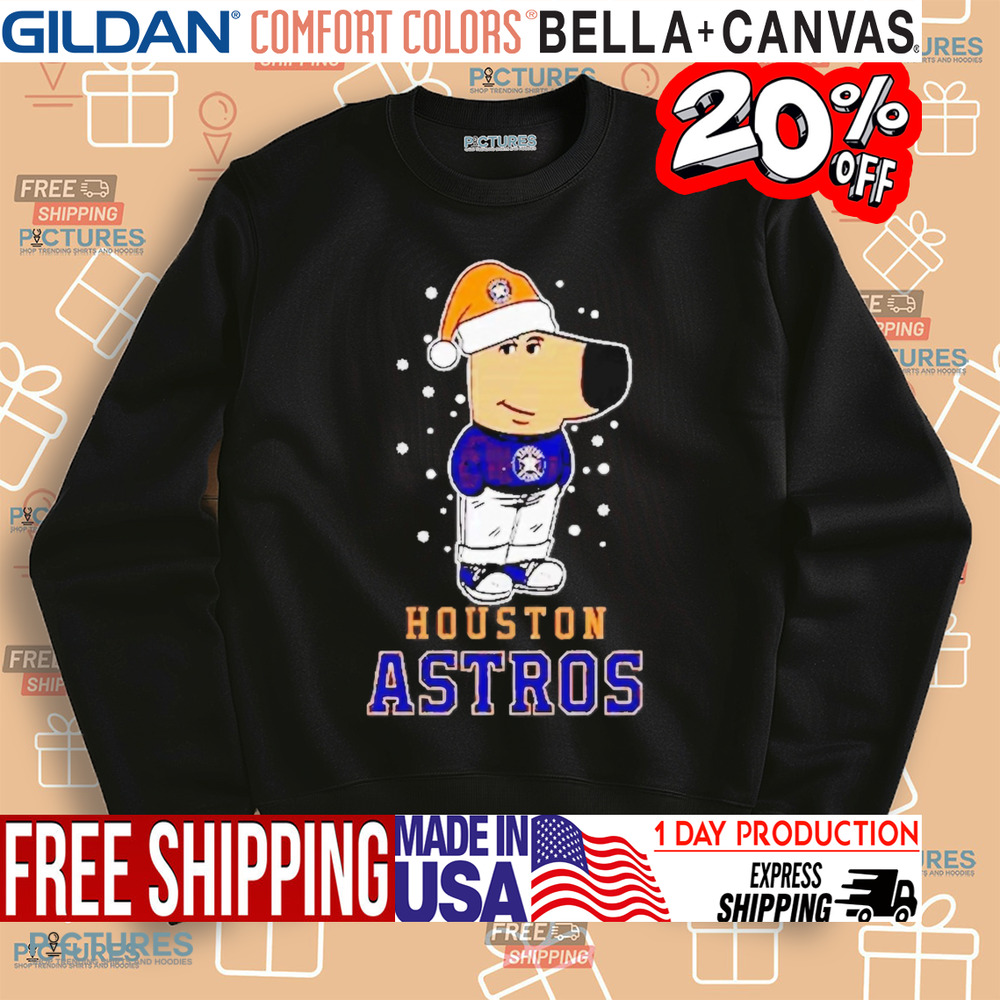 Just A Chill Guy Chill With Houston Astros Christmas Shirt