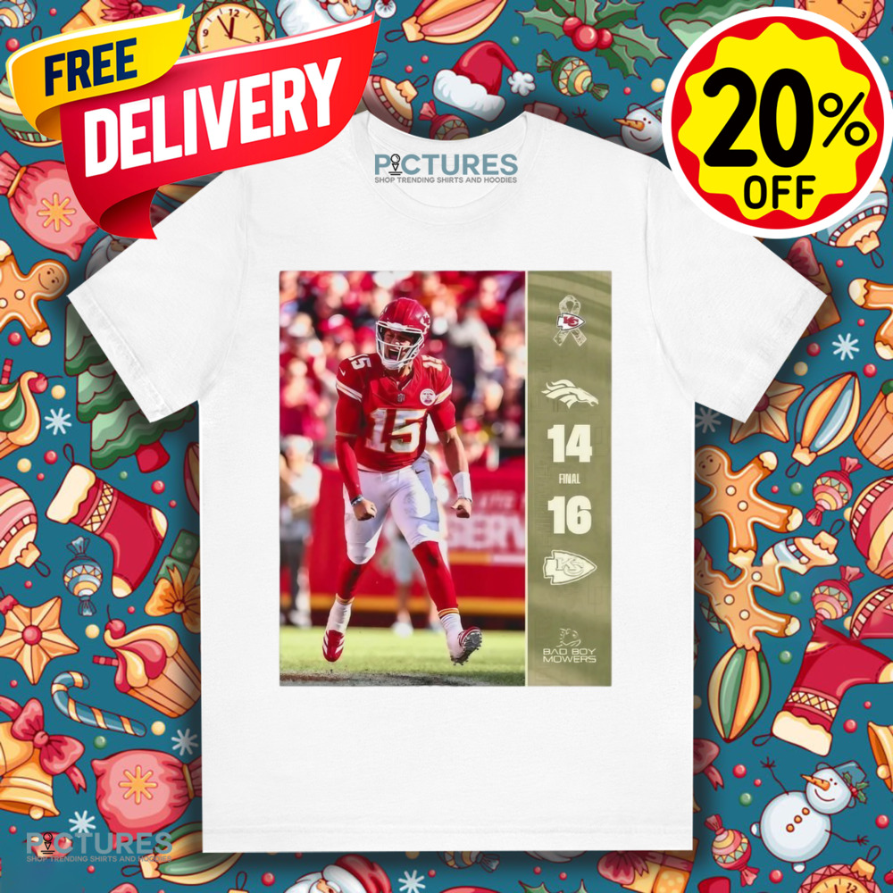 Kansas City Chiefs Victory Denver Broncos 16 14 Week 10 2024 AFC West battle score Shirt