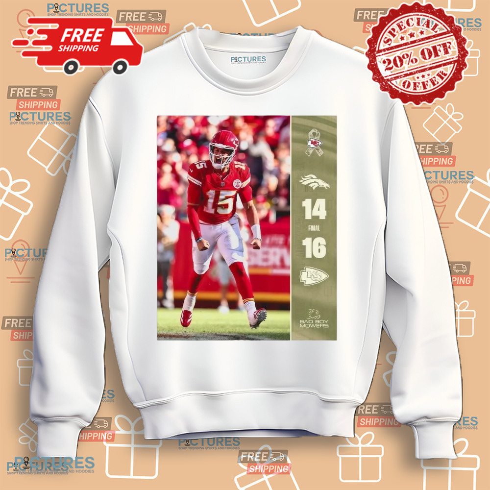 Kansas City Chiefs Victory Denver Broncos 16 14 Week 10 2024 AFC West battle score Shirt