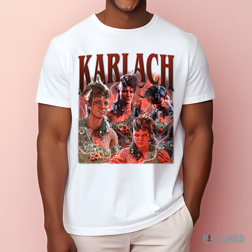 Karlach Baldur's Gate 3 Metal Vintage Bootleg Shirt
