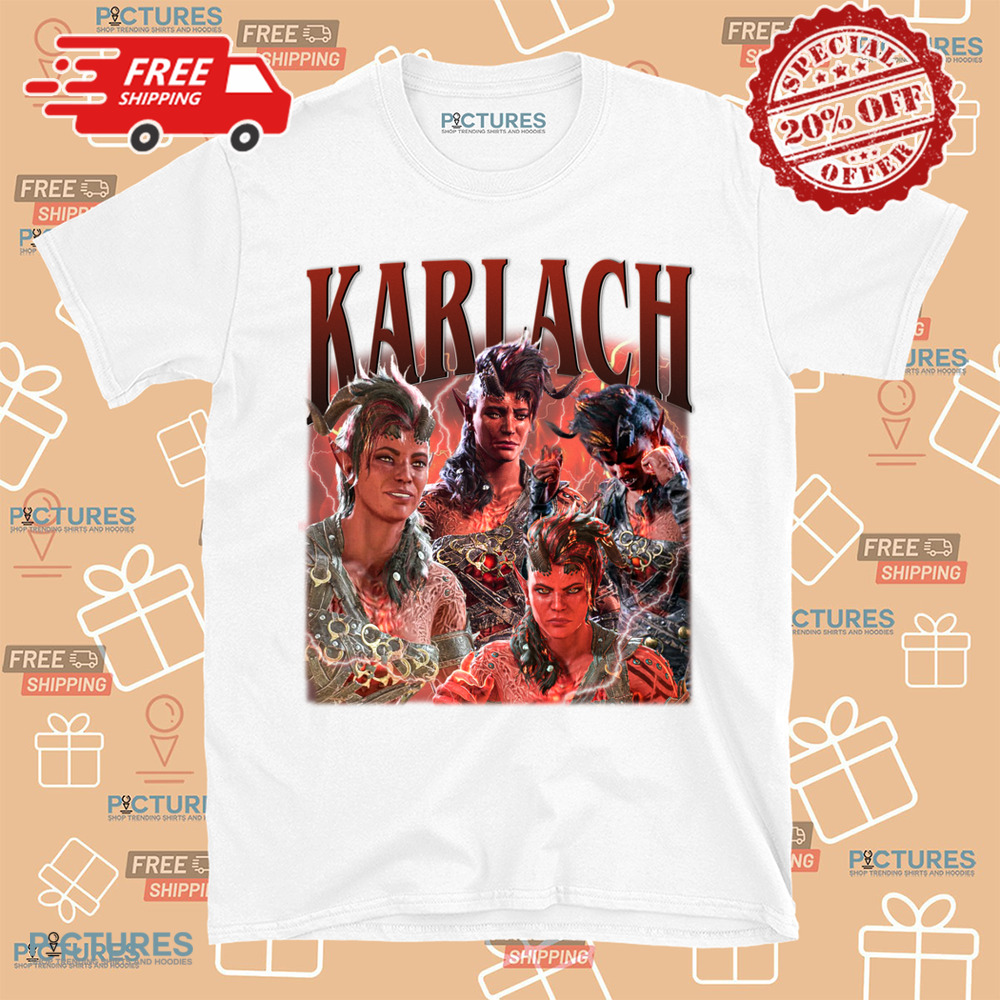 Karlach Baldur's Gate 3 Metal Vintage Bootleg Shirt