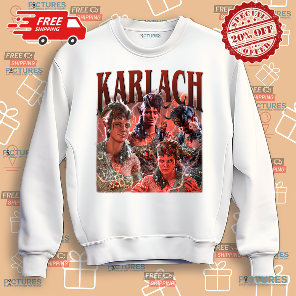 Karlach Baldur's Gate 3 Metal Vintage Bootleg Shirt