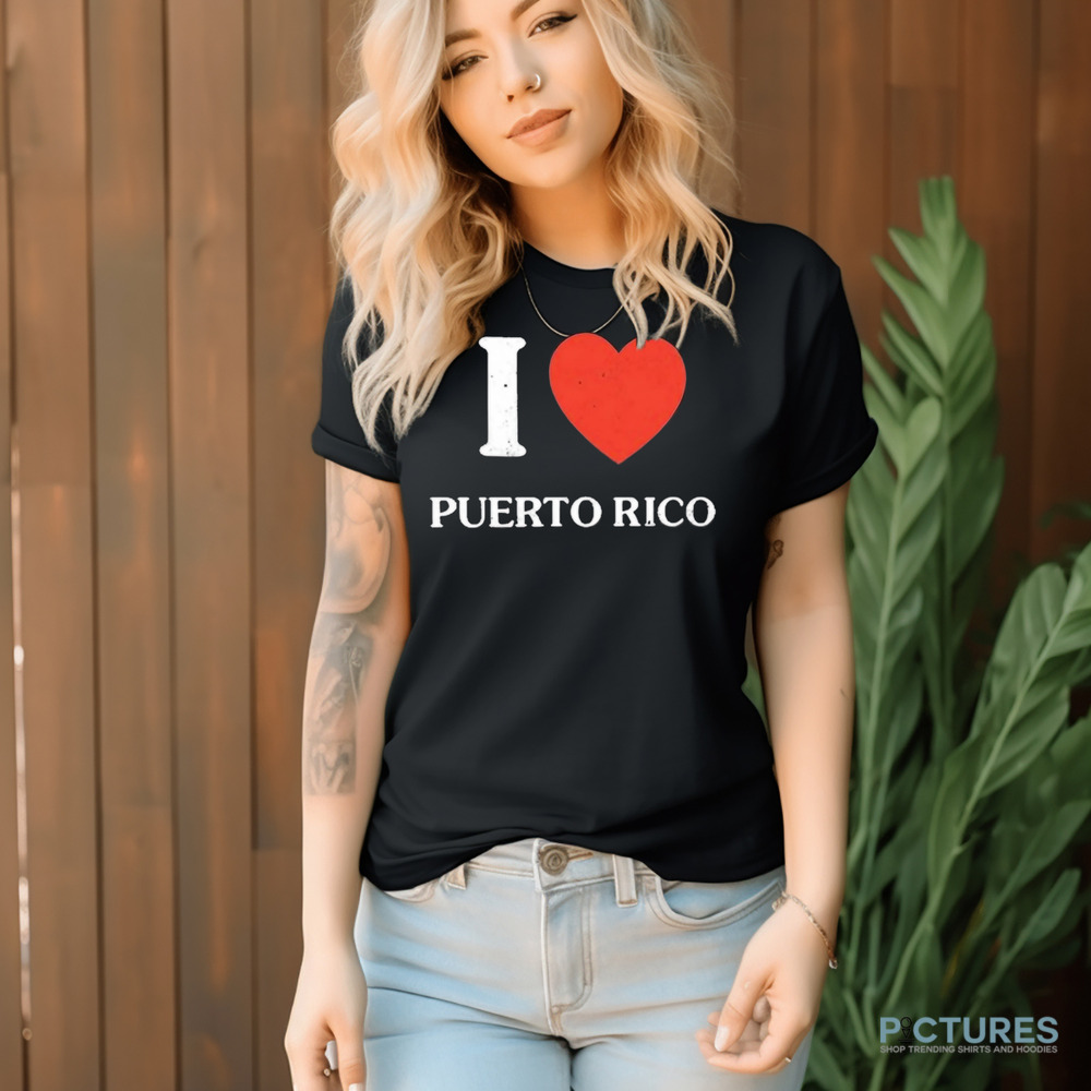 Kenneth Cole I Love Puerto Rico Vintage Shirt