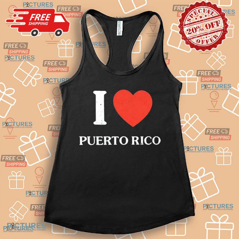 Kenneth Cole I Love Puerto Rico Vintage Shirt