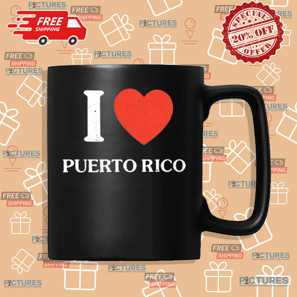 Kenneth Cole I Love Puerto Rico Vintage Shirt