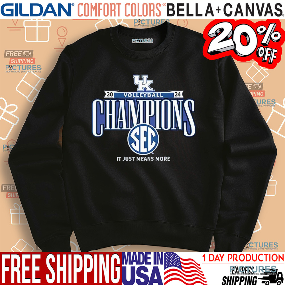 Kentucky Wildcats 2024 Sec Volleyball Regular Season Champions Shirt