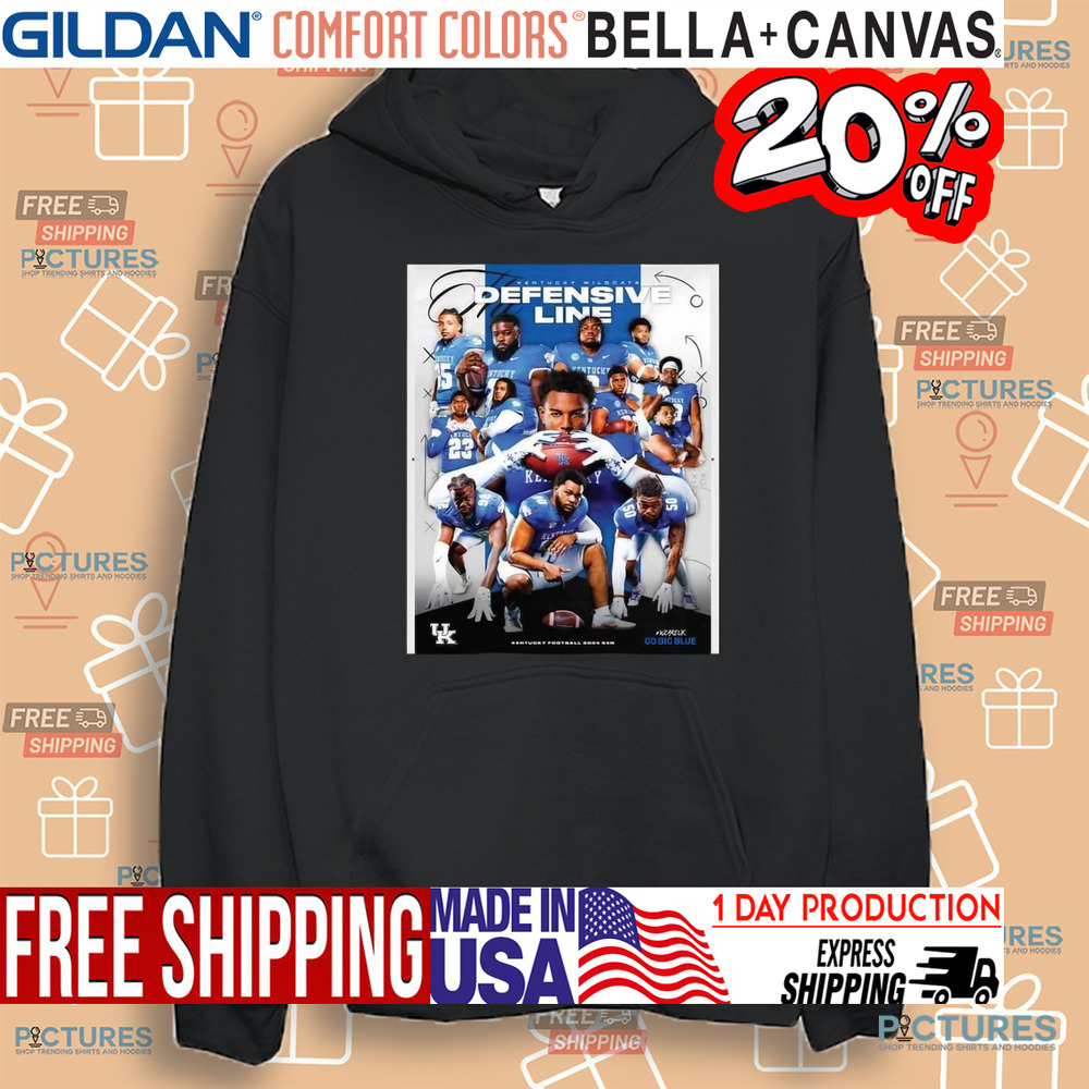 Kentucky Wildcats The Deffensive Line Football 2024 SZN Weareuk Go Big Blue NCAA Poster Shirt