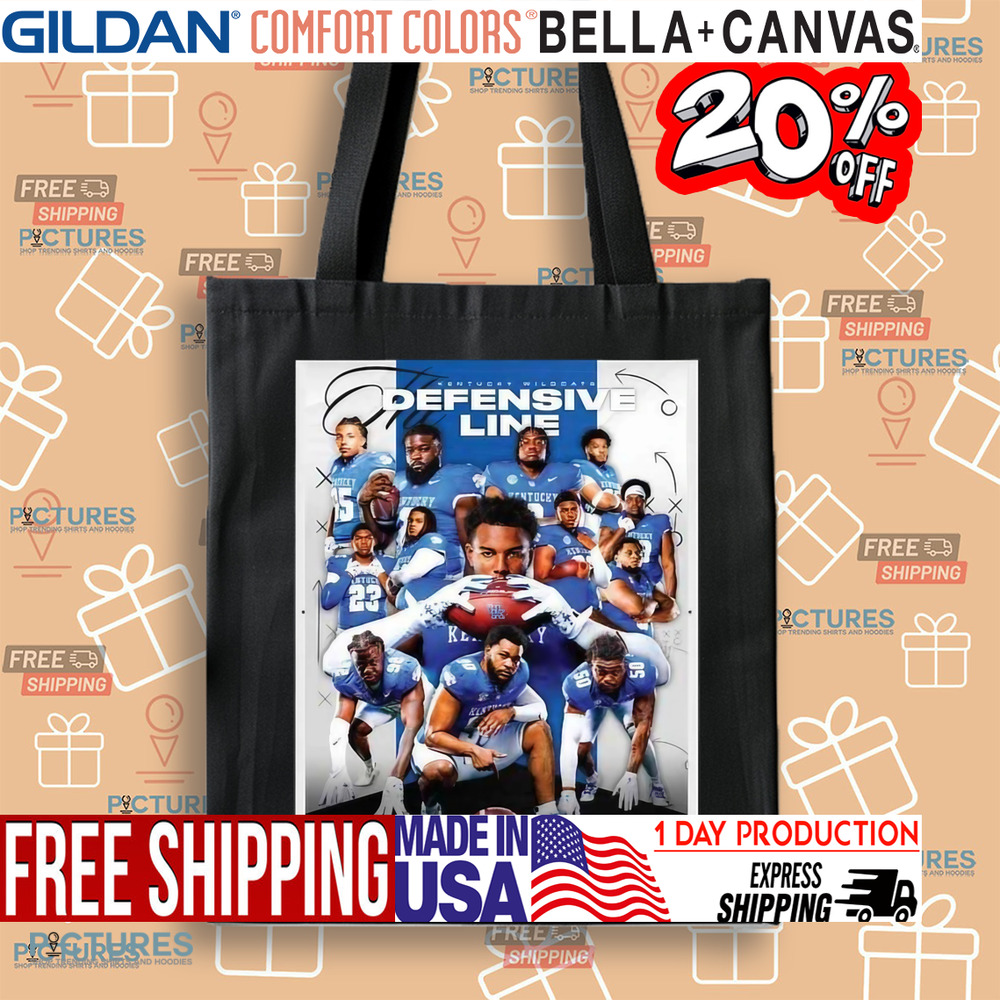 Kentucky Wildcats The Deffensive Line Football 2024 SZN Weareuk Go Big Blue NCAA Poster Shirt