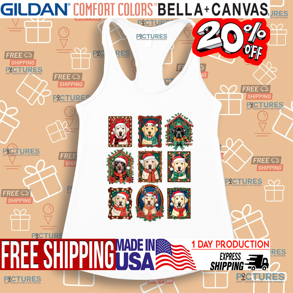 Labrador Retriever Vintage Christmas Pajama Santa Christmas Shirt Labrador Retriever Vintage Christmas Pajama Santa Christmas Shirt