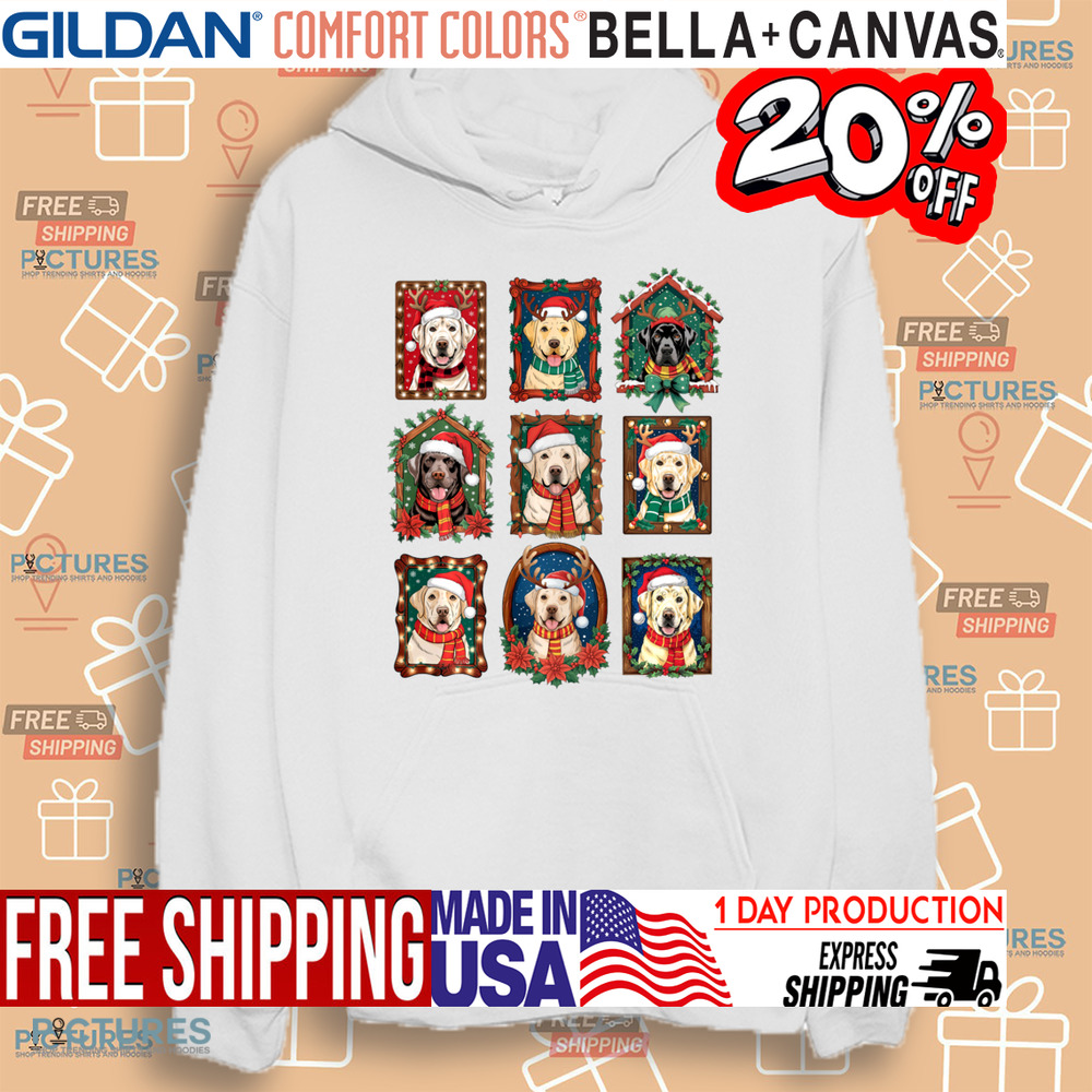 Labrador Retriever Vintage Christmas Pajama Santa Christmas Shirt Labrador Retriever Vintage Christmas Pajama Santa Christmas Shirt