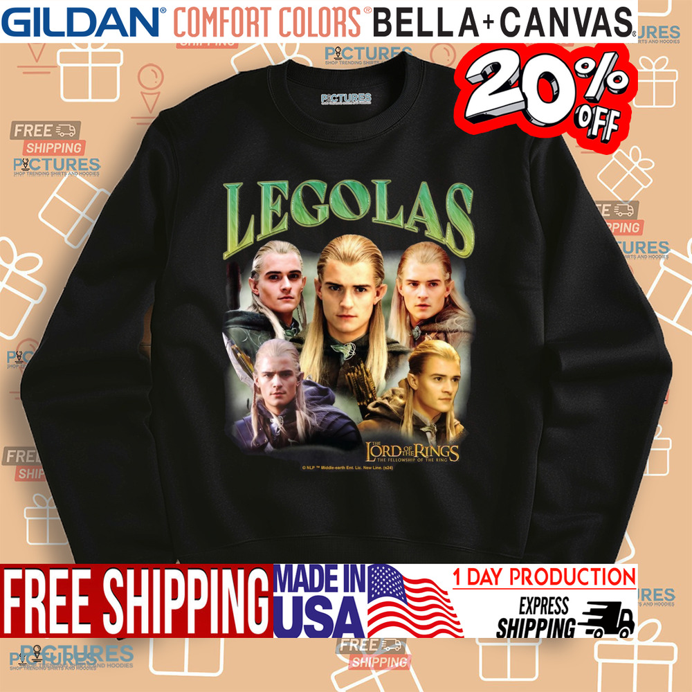 Legolas The Lord of the Rings The Fellowship of the Ring Vintage Bootleg shirt