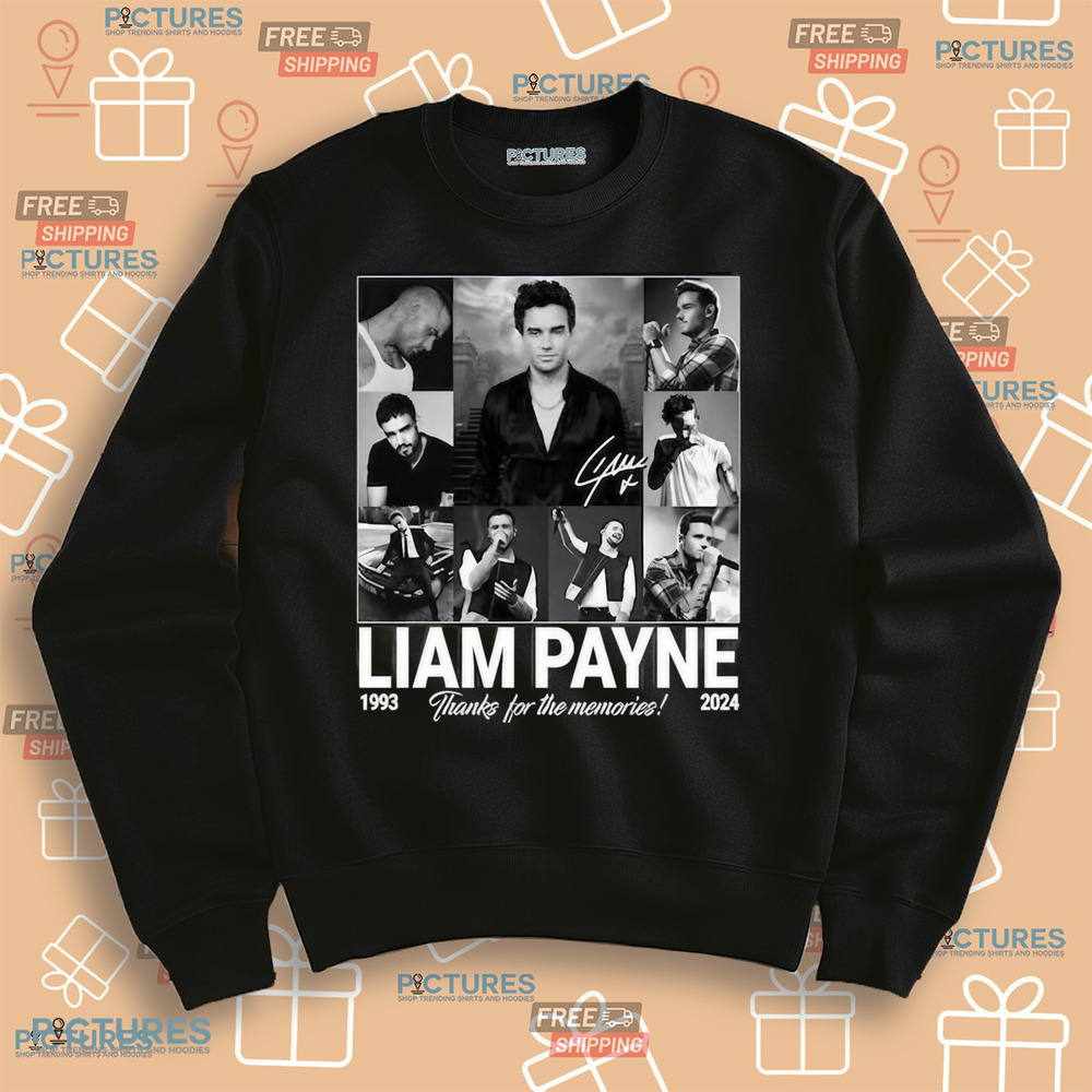 Liam Payne 1993-2024 Thank For The Memories Shirt Liam Payne 1993-2024 Thank For The Memories Shirt
