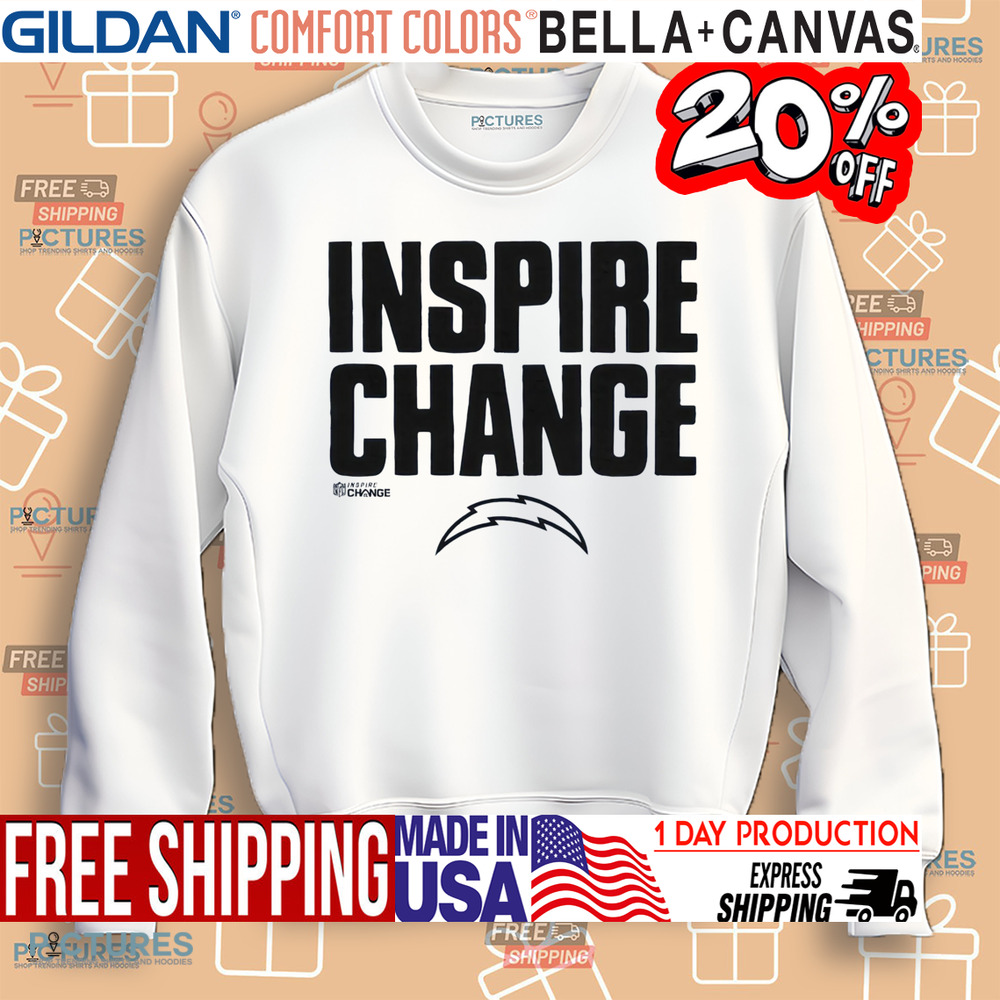 Los Angeles Chargers 2024 Inspire Change Shirt