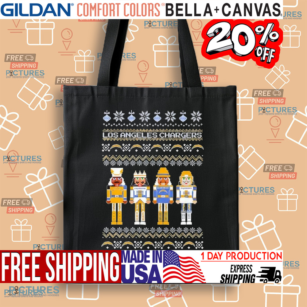Los Angeles Chargers Nutcracker Holiday ugly Christmas 2024 shirt Los Angeles Chargers Nutcracker Holiday ugly Christmas 2024 shirt