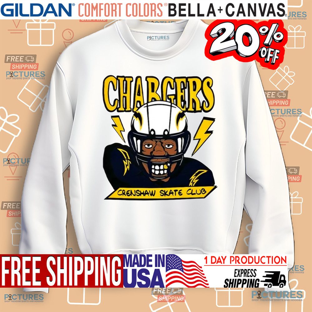 Los Angeles Chargers X Crenshaw Skate Club Shirt