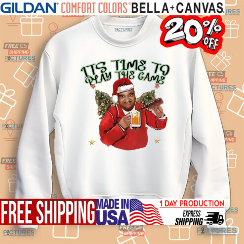 Marc Anderson Its Time To Play The Game Christmas Shirt